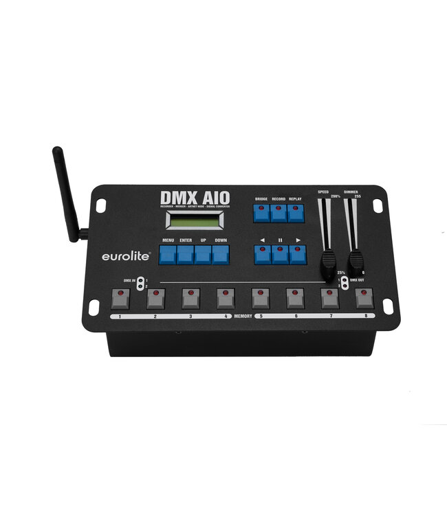 EUROLITE DMX AIO Recorder, Merger, Artnet Node, Signal Converter