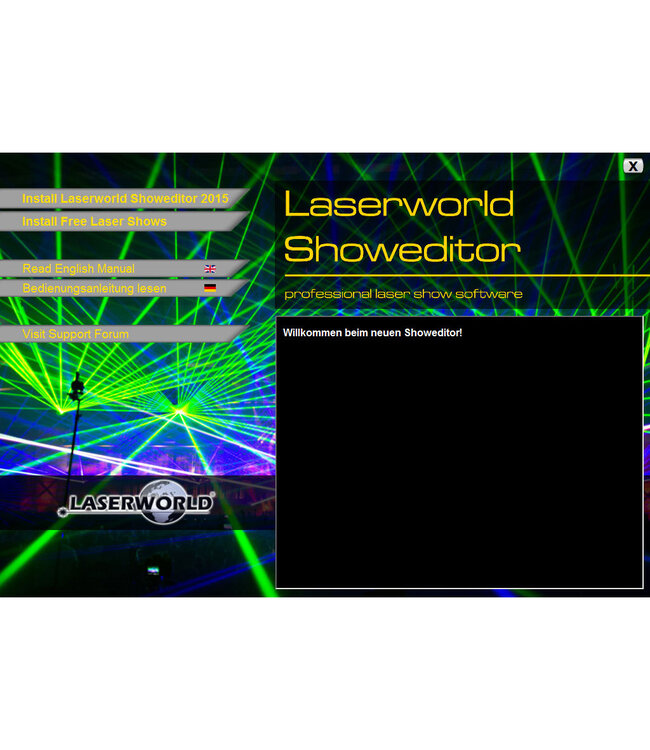 LASERWORLD ShowNET incl. Showeditor Lasershow Software