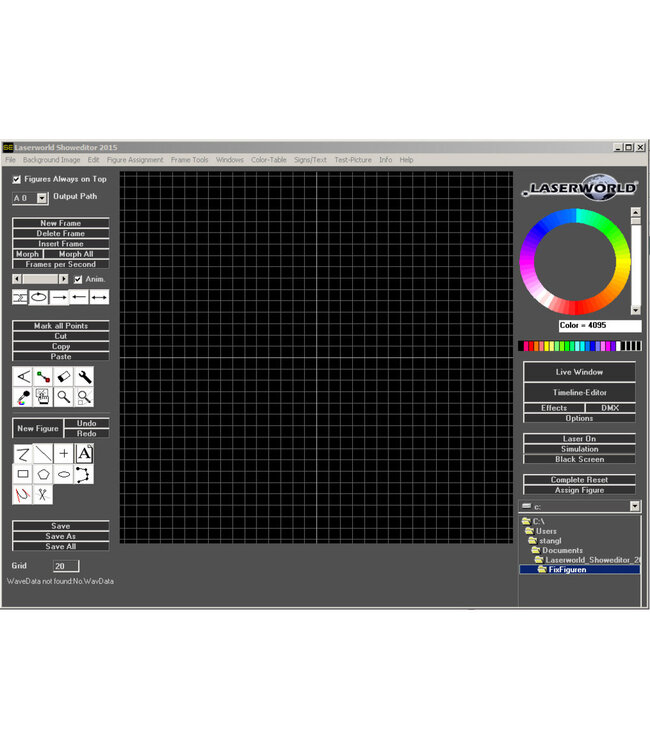LASERWORLD ShowNET incl. Showeditor Lasershow Software
