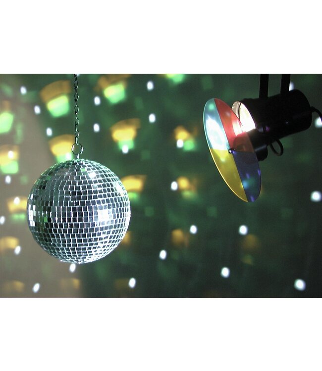 EUROLITE spiegelbol Set 20cm met pinspot