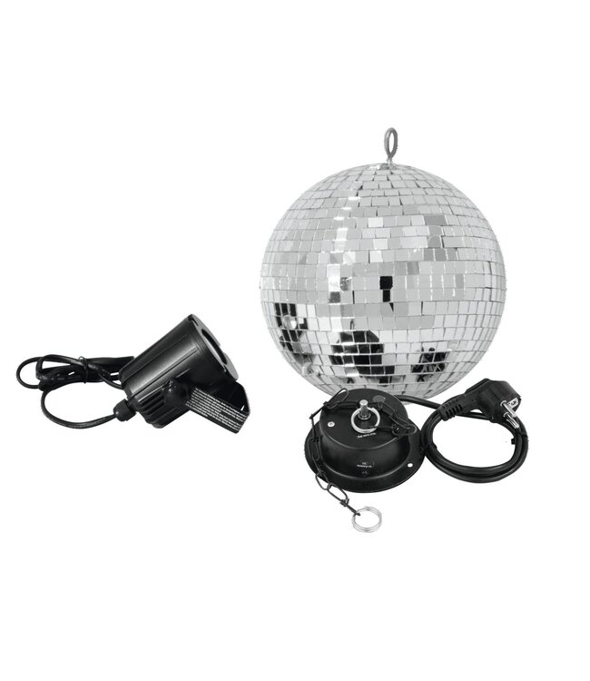EUROLITE spiegelbol Set 20cm met ledspot