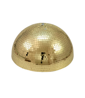 Eurolite EUROLITE halve spiegelbol  40cm goud met motor
