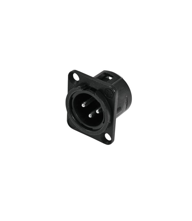 Neutrik NEUTRIK XLR inbouw connector 3pin NC3MDL-1-BAG male