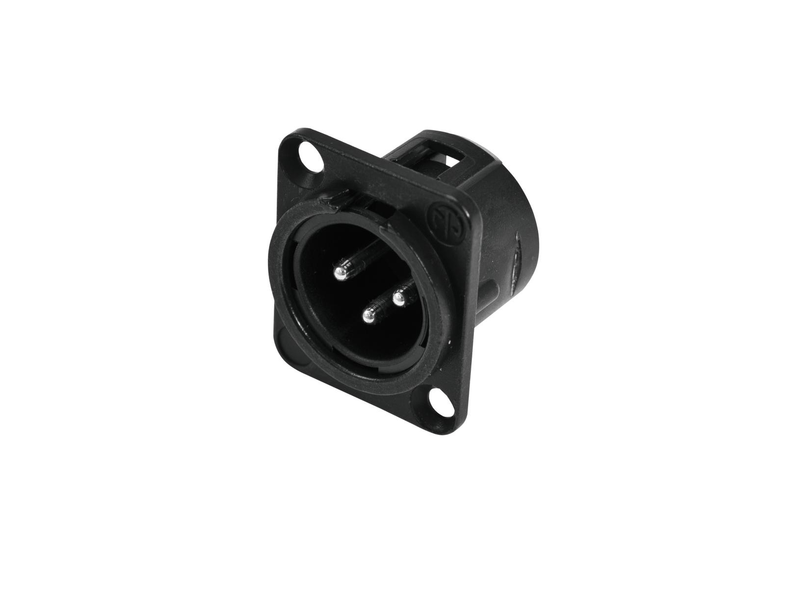 Neutrik NEUTRIK XLR inbouw connector 3pin NC3MDL-1-BAG male