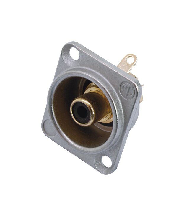 NEUTRIK RCA inbouw connector bk NF2D0