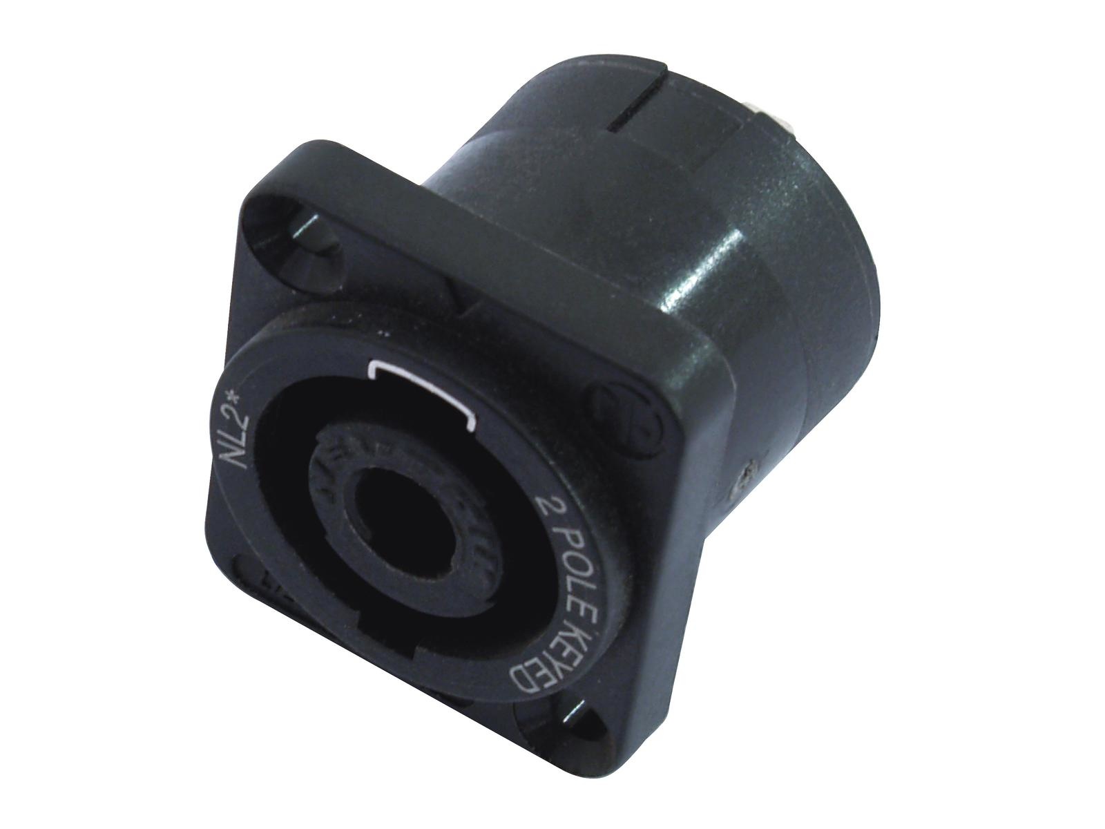 Spako Socket NEUTRIK Speakon mounting socket 2pin NL2MP - Dutch DJ Equipment
