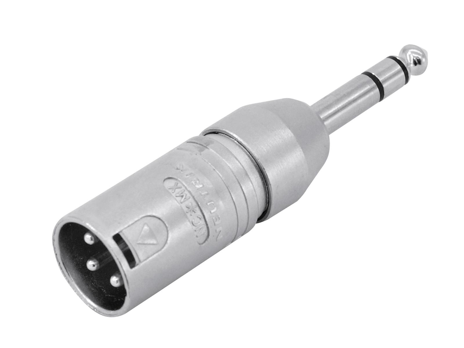 Neutrik NEUTRIK Adapter XLR male / 6.35 Jack stereo NA3MP