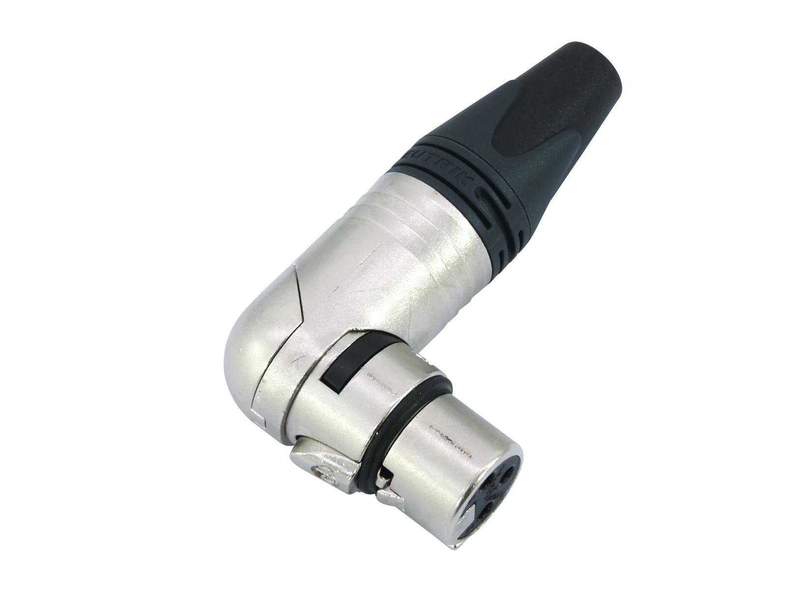 Neutrik NEUTRIK XLR haakse plug 3pin NC3FRX female