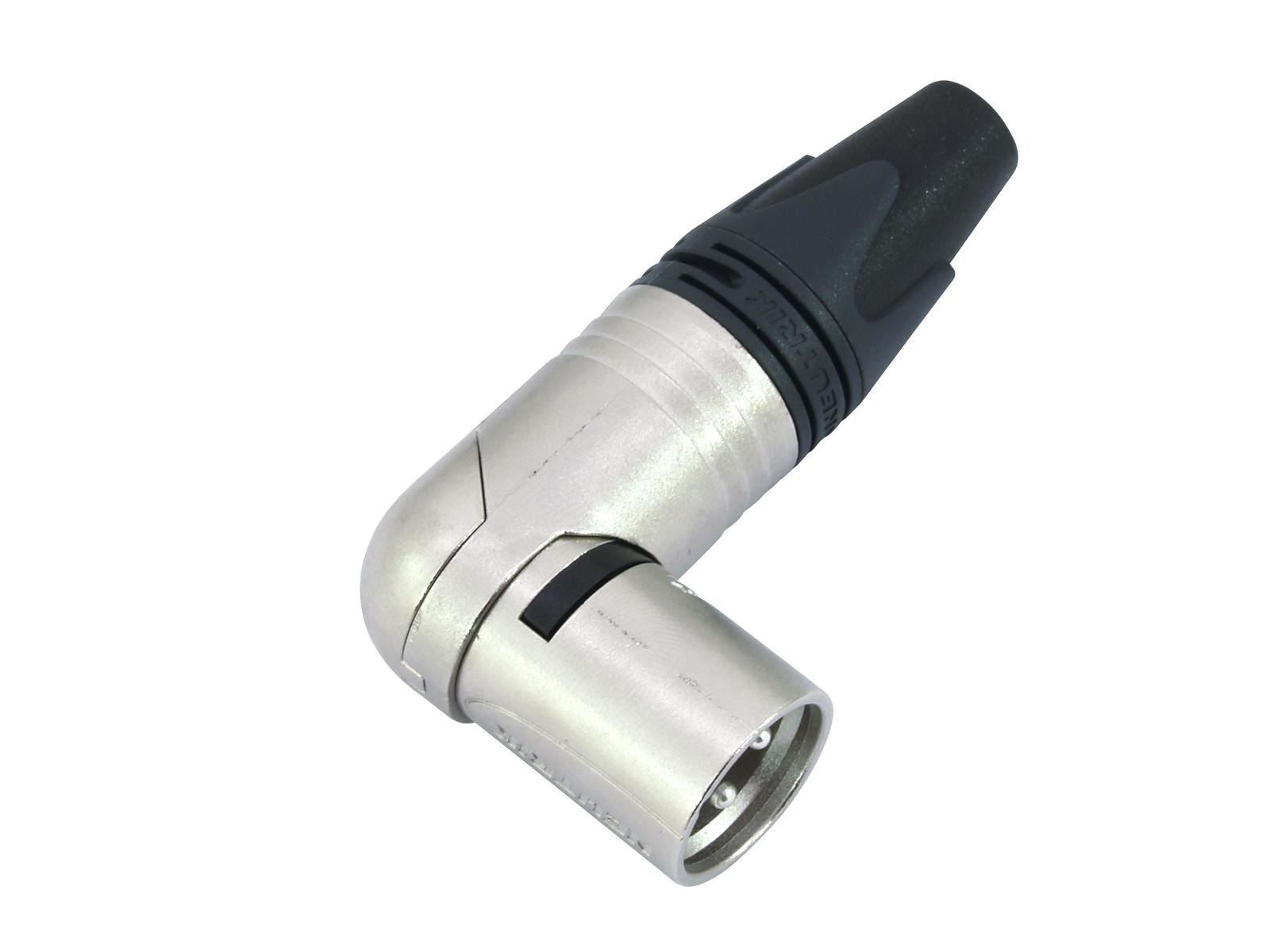 Neutrik NEUTRIK XLR haakse plug 3pin NC3MRX male