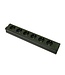 EUROLITE Distributor 6-fold ALU bk