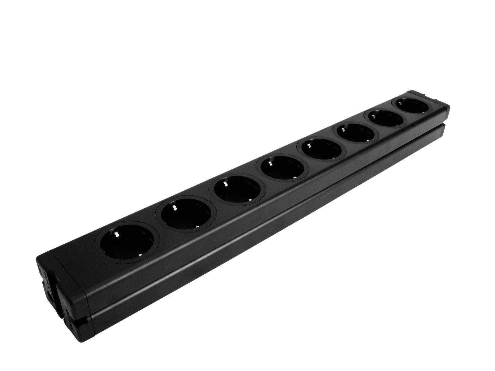 Eurolite EUROLITE Distributor 8-fold ALU bk