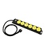 EUROLITE Distributor 6-fold IP44 bk 10m