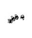 EUROLITE Distributor R19-8 1U bk 2.7m