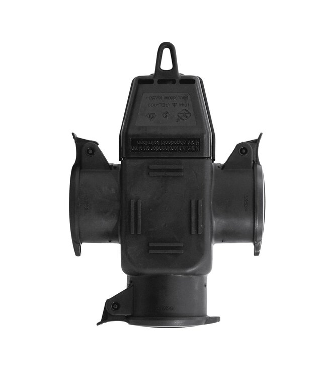 EUROLITE 240v verlengkabel 3 voudig 3 meter