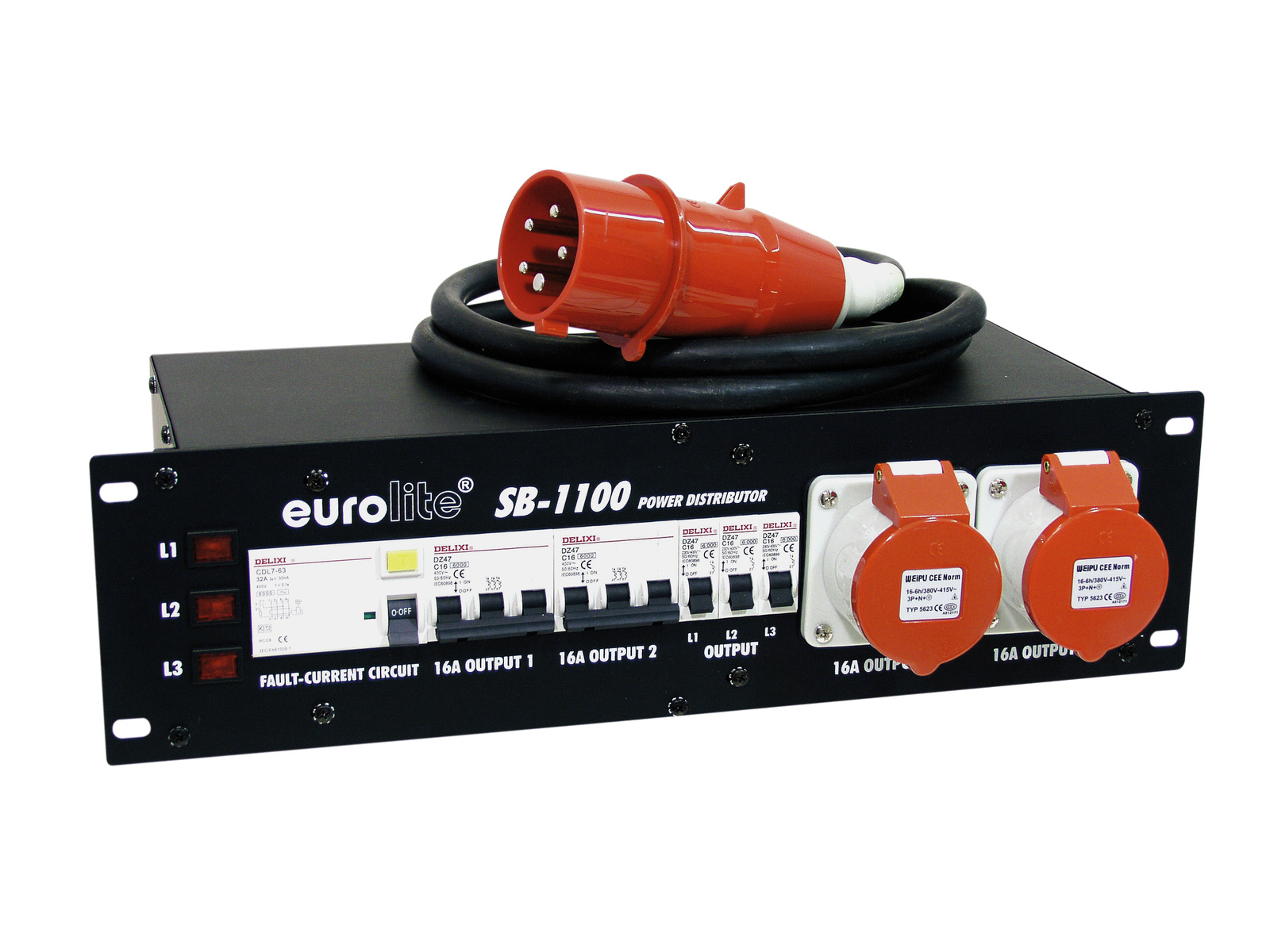 Eurolite EUROLITE SB-1100B Power Distributor 32A