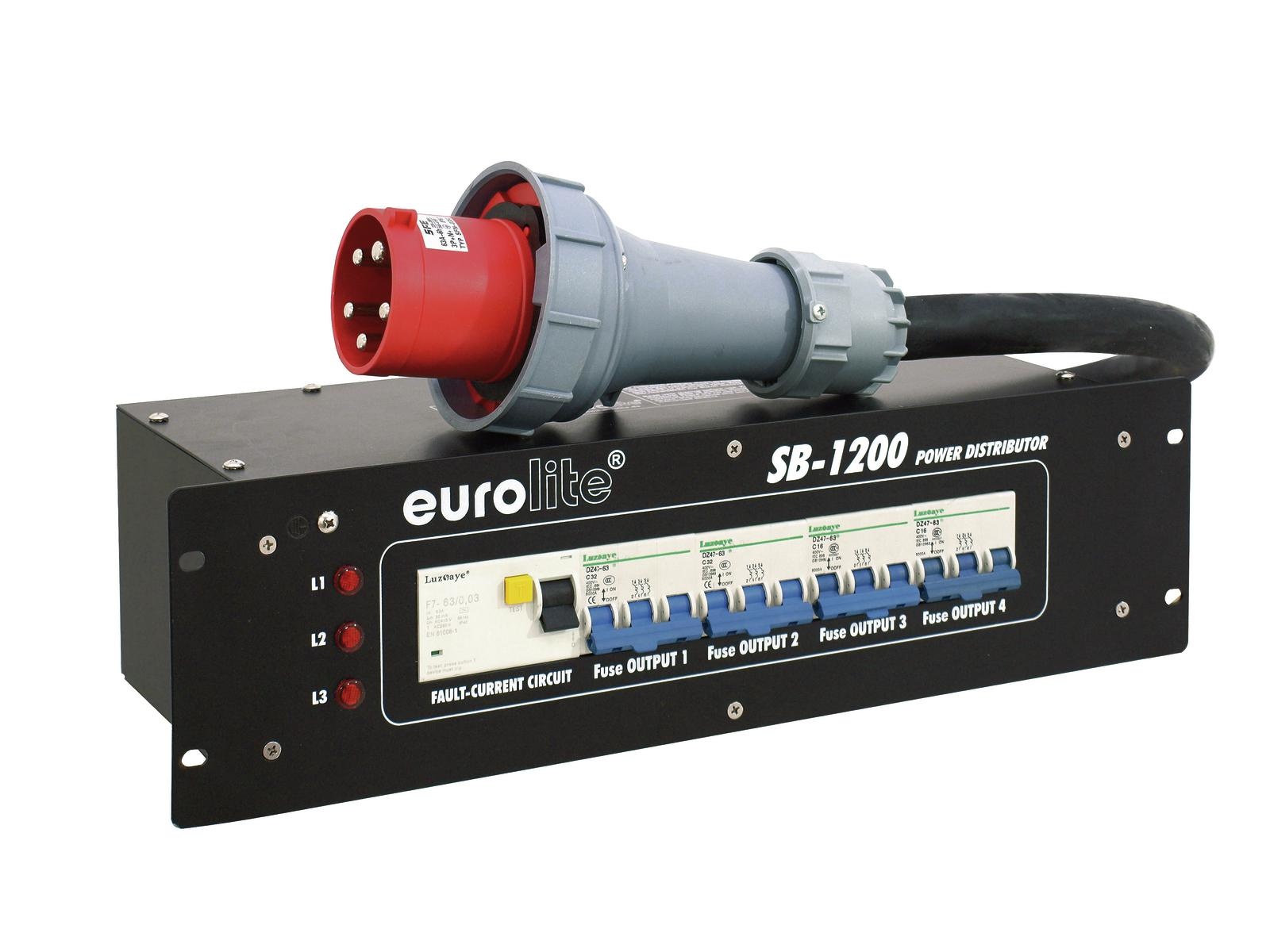 Eurolite EUROLITE SB-1200B Power Distributor 63A