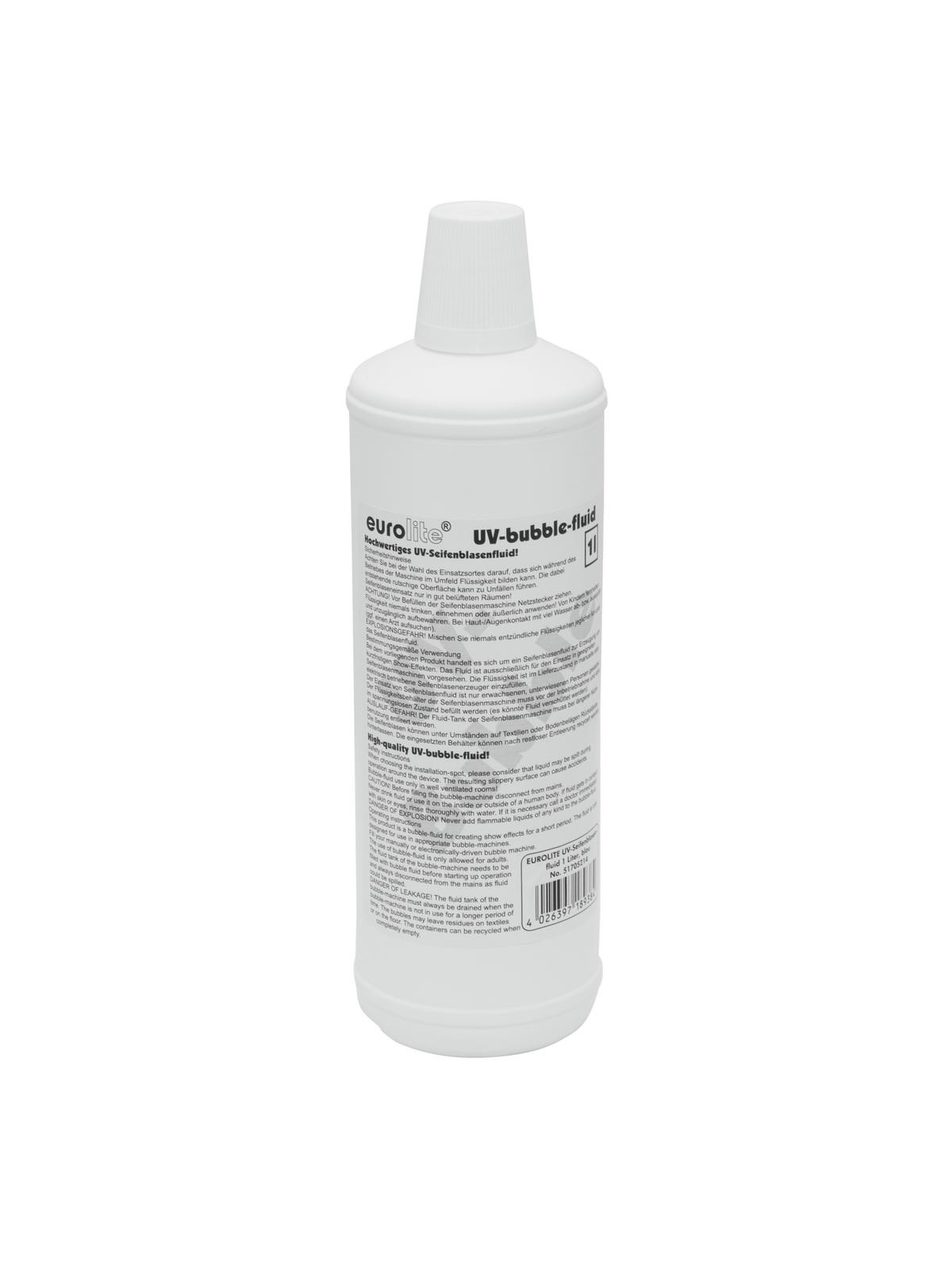 Eurolite EUROLITE UV-Bubble vloeistof blauw 1L