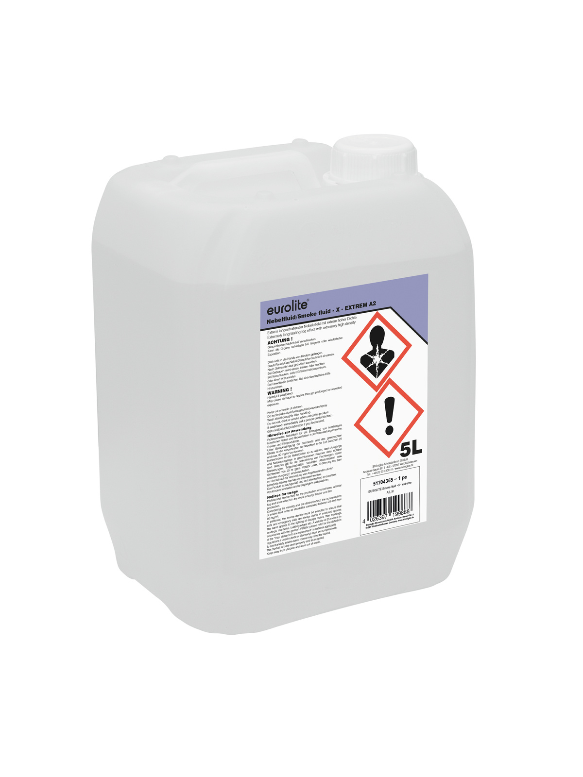 Eurolite EUROLITE rookvloeistof -X- Extreme A2, 5l