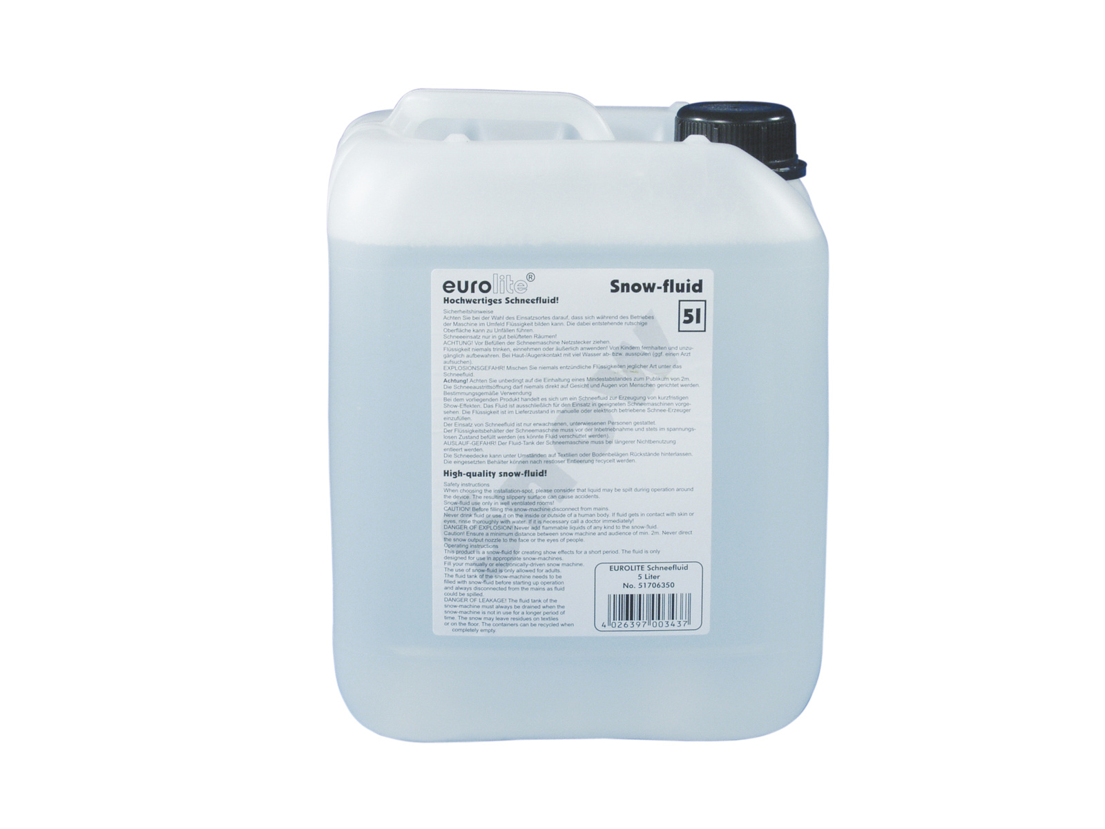 Eurolite EUROLITE sneeuwvloeistof 5L
