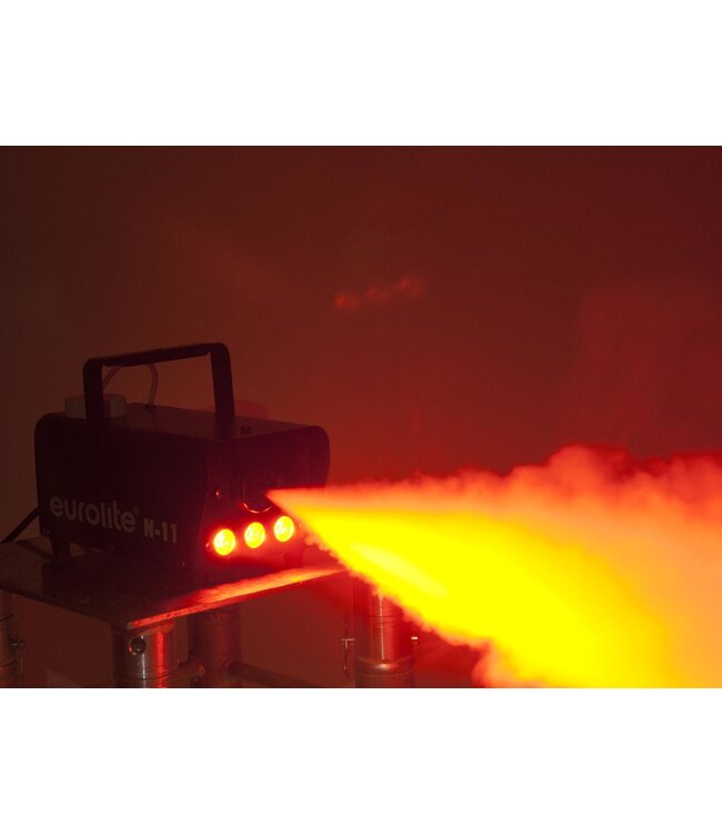EUROLITE N-11 LED Hybrid rookmachine met amber light