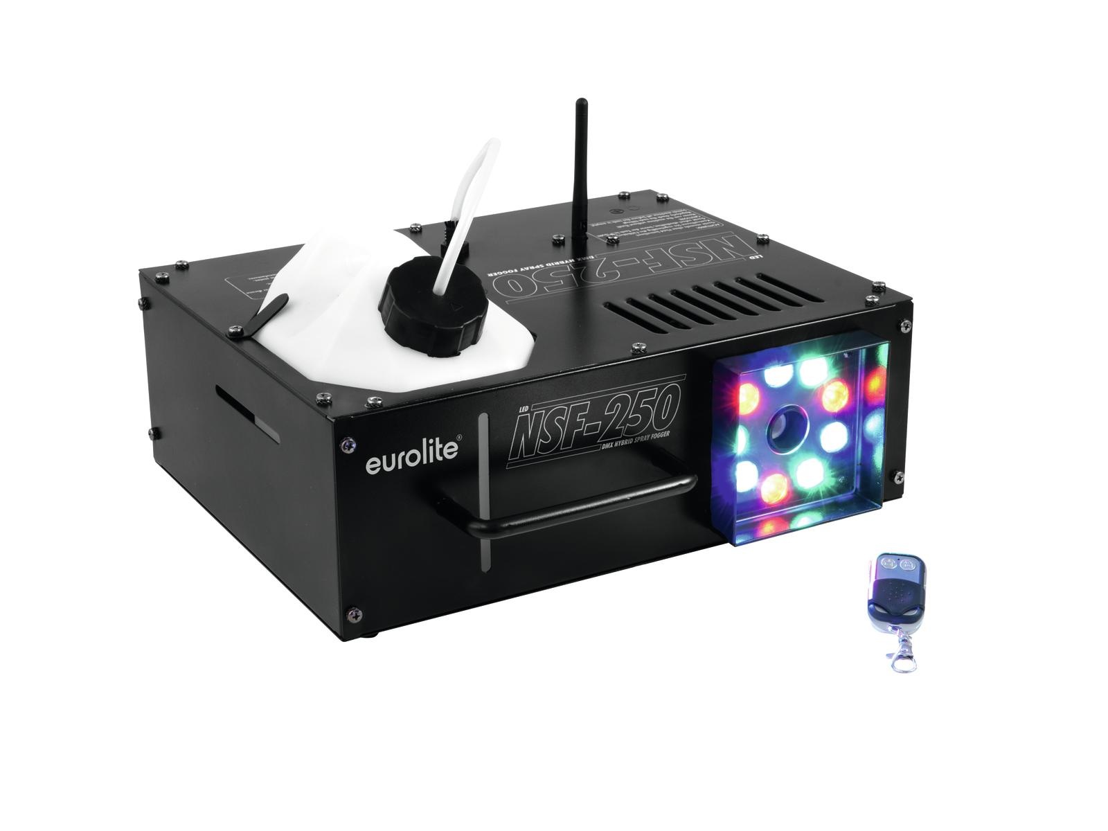 Eurolite NSF-250 LED DMX Hybrid verticale rookmachine