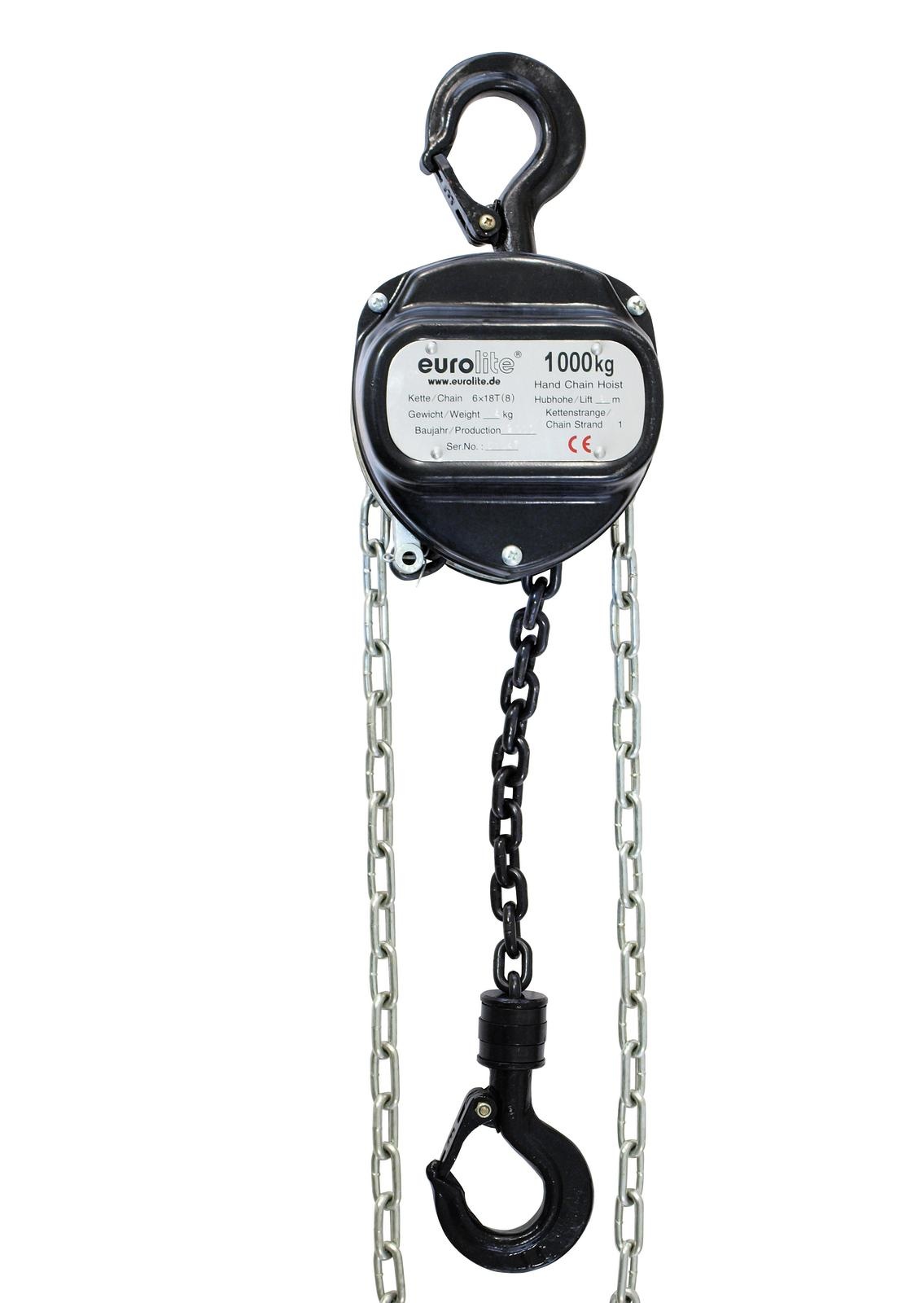 Eurolite EUROLITE Chain Hoist 6M/1.0T black