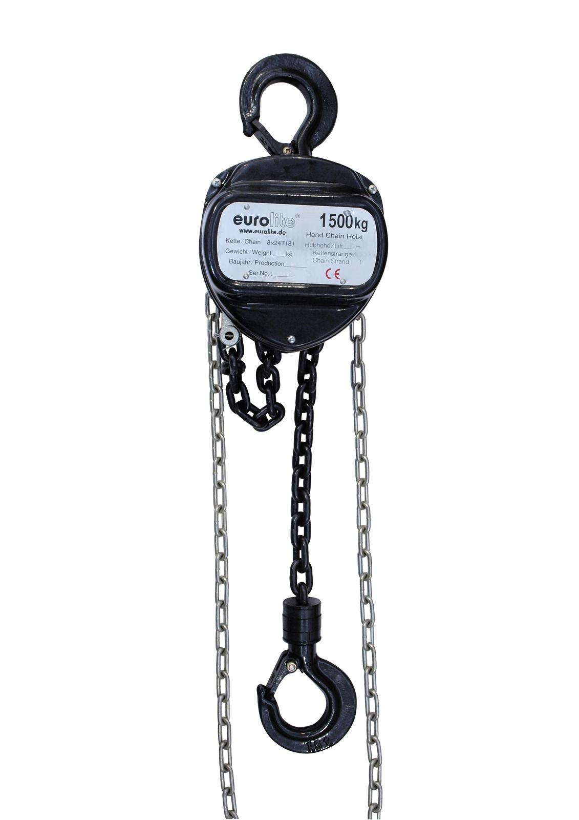 Eurolite EUROLITE Chain Hoist 10M/1.5T black