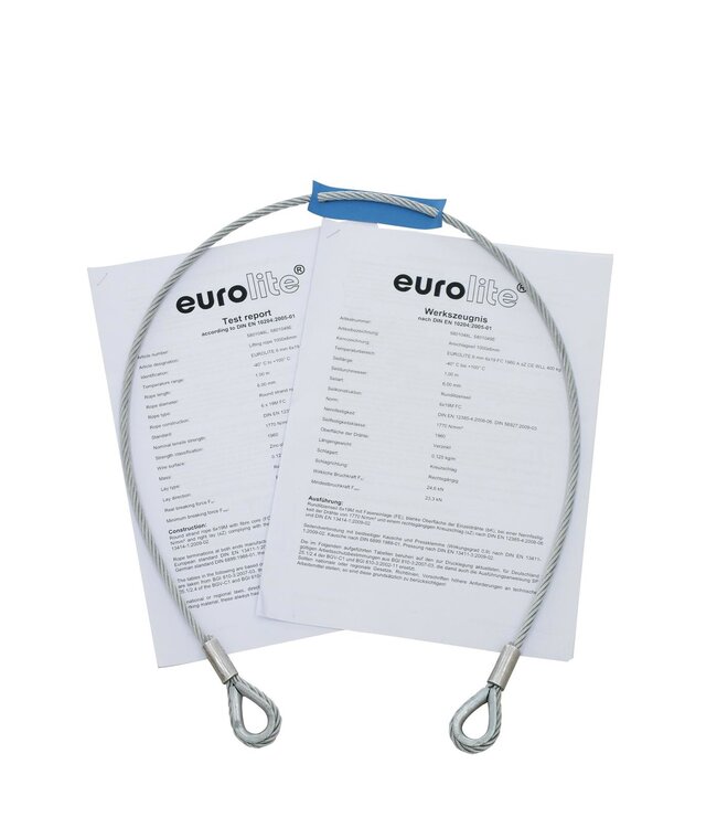 EUROLITE Safety Bond AG-15 4x1000mm up to 15kg