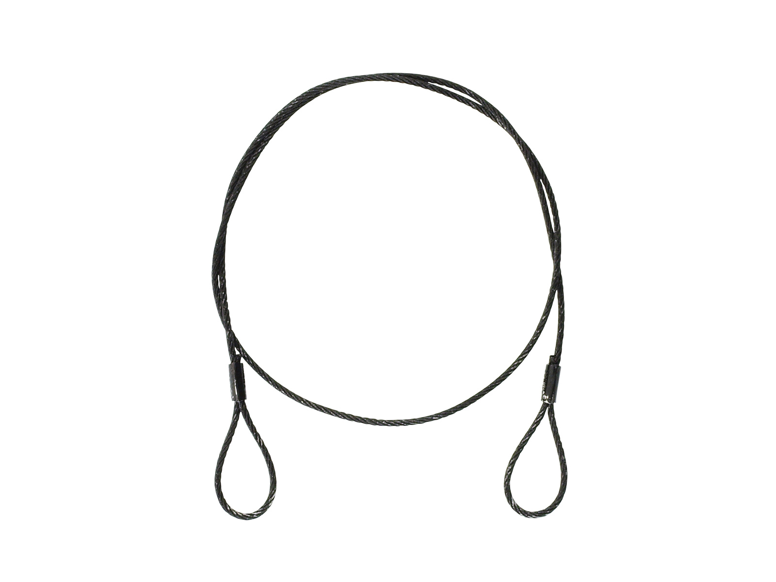 Eurolite EUROLITE Steel Rope (SC) 900x3mm black without quick link