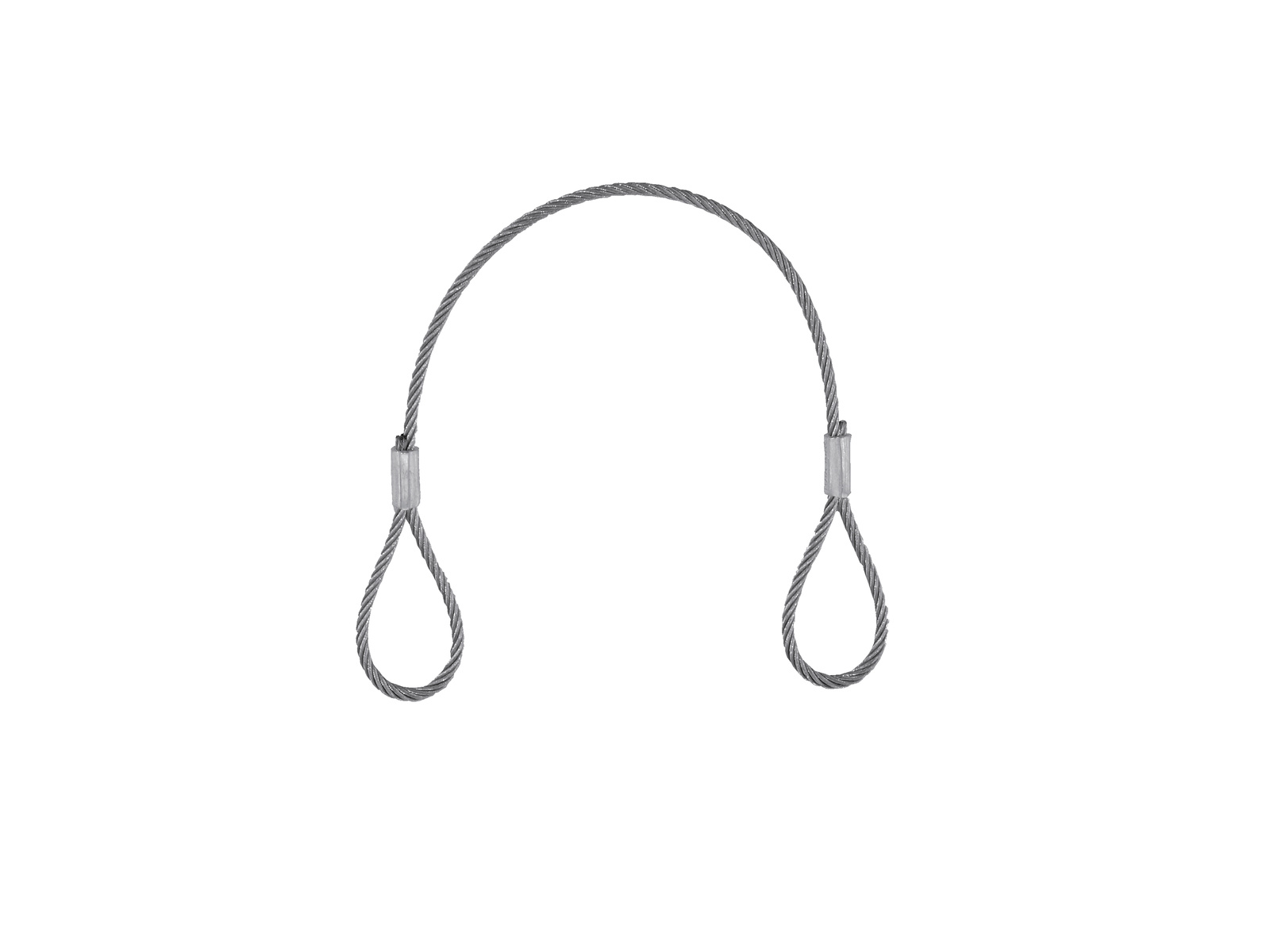 Eurolite EUROLITE Steel Rope (SC) 400mmx4mm silver without quick link