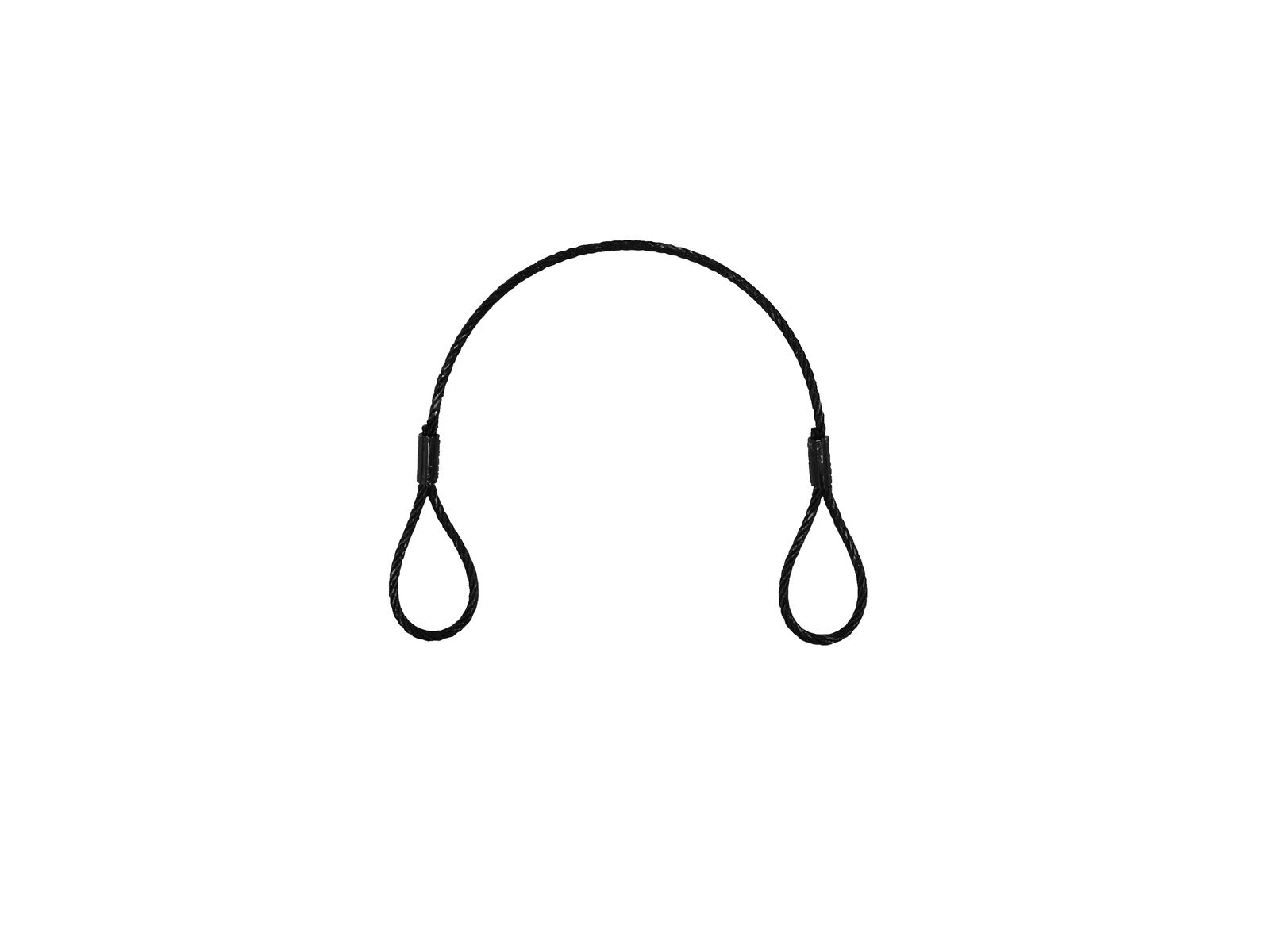 Eurolite EUROLITE Steel Rope (SC) 400x4mm black