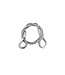 EUROLITE EUROLITE Steel Rope 600x3mm silver with Thimbles