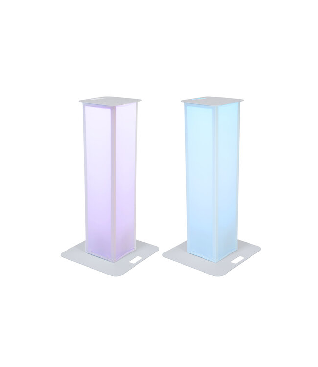 EUROLITE 2x Stage Stand 100cm incl. Cover and Bag, white