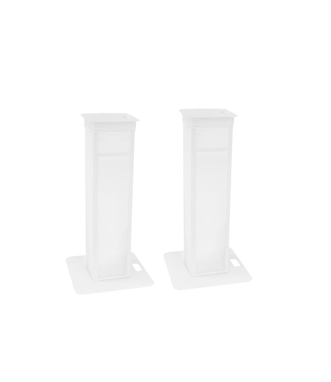 EUROLITE 2x Stage Stand variable incl. Cover and Bag, white