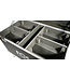 FOS set 2x Hex 600 wash movinghead + Case