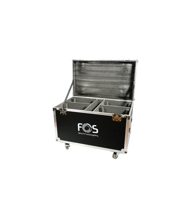FOS set 2x Hex 600 wash movinghead + Case