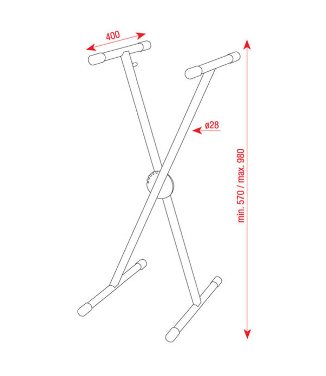 Showgear Keyboard Stand Ergo1