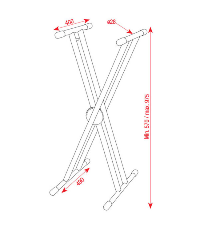 Showgear Keyboard Stand Ergo2