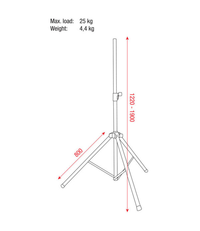 Showgear Speaker Stand Set