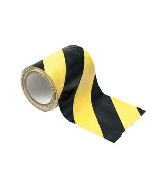 EUROLITE Cable Tape yellow/black 150mm x 15m