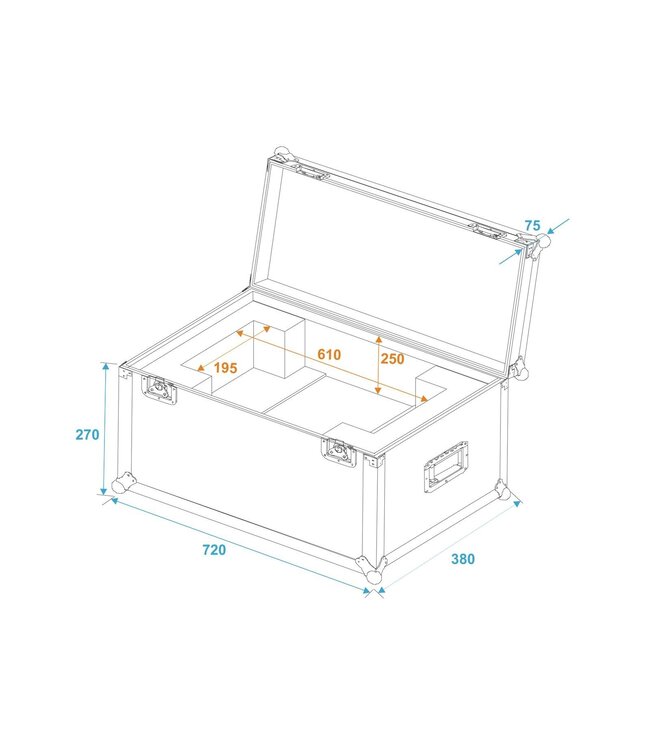 ROADINGER Flightcase SL-160/SL-350