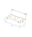 ROADINGER Flightcase 1x LED SL-400