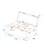 ROADINGER Flightcase 4x LED THA-150F TheaterSpot