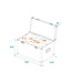 ROADINGER Flightcase 2x LED THA-100F/THA-120PC