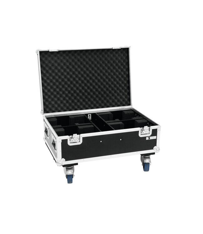 ROADINGER Flightcase 4x THA-40 PC op wielen