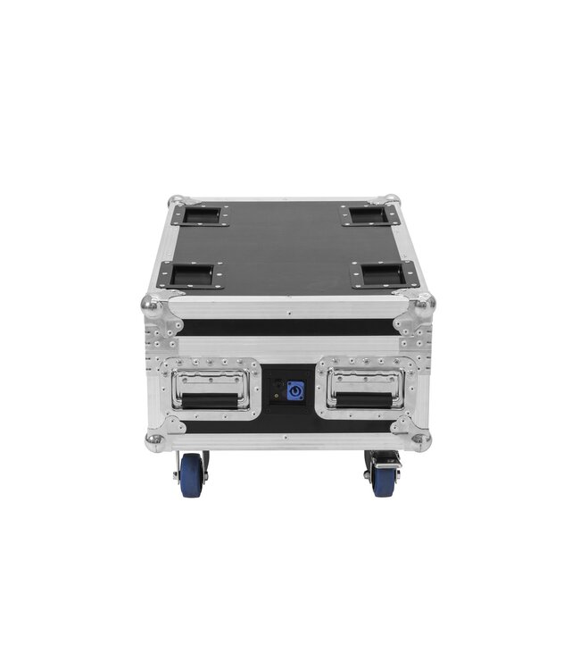 ROADINGER Flightcase 4x AKKU IP UP-4 Plus HCL Spot WDMX