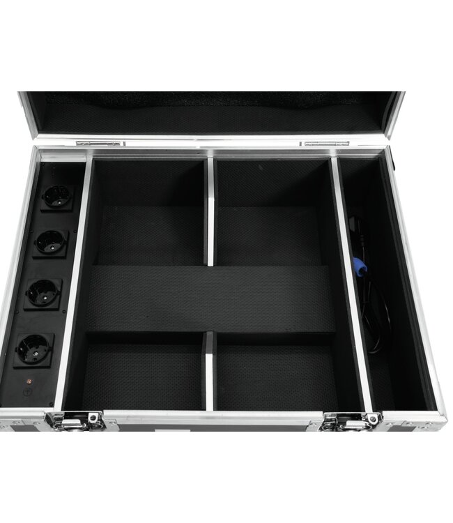 ROADINGER Flightcase 4x AKKU IP UP-4 QuickDMX