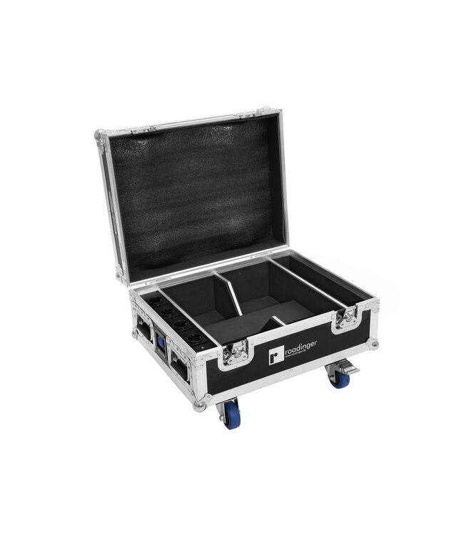ROADINGER Flightcase 4x AKKU IP UP-4 QuickDMX