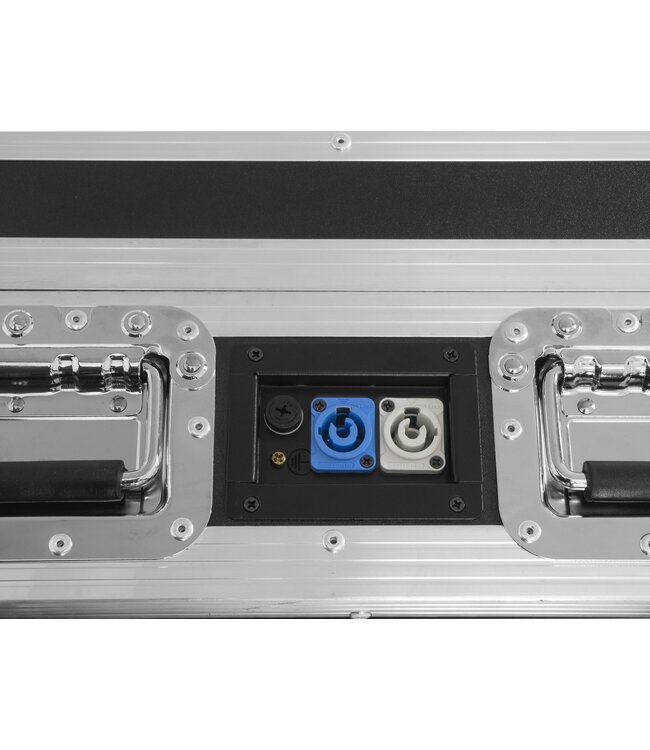 ROADINGER Flightcase 4x accu BAR-6 Glow QCL Flex QuickDMX