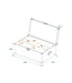 ROADINGER Flightcase 2x LED CBB-4